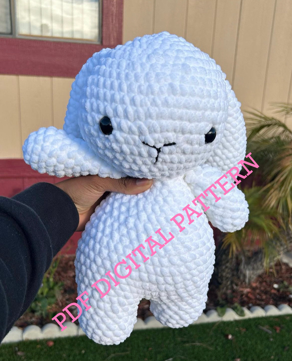 Bunny Bun Crochet PDF Pattern